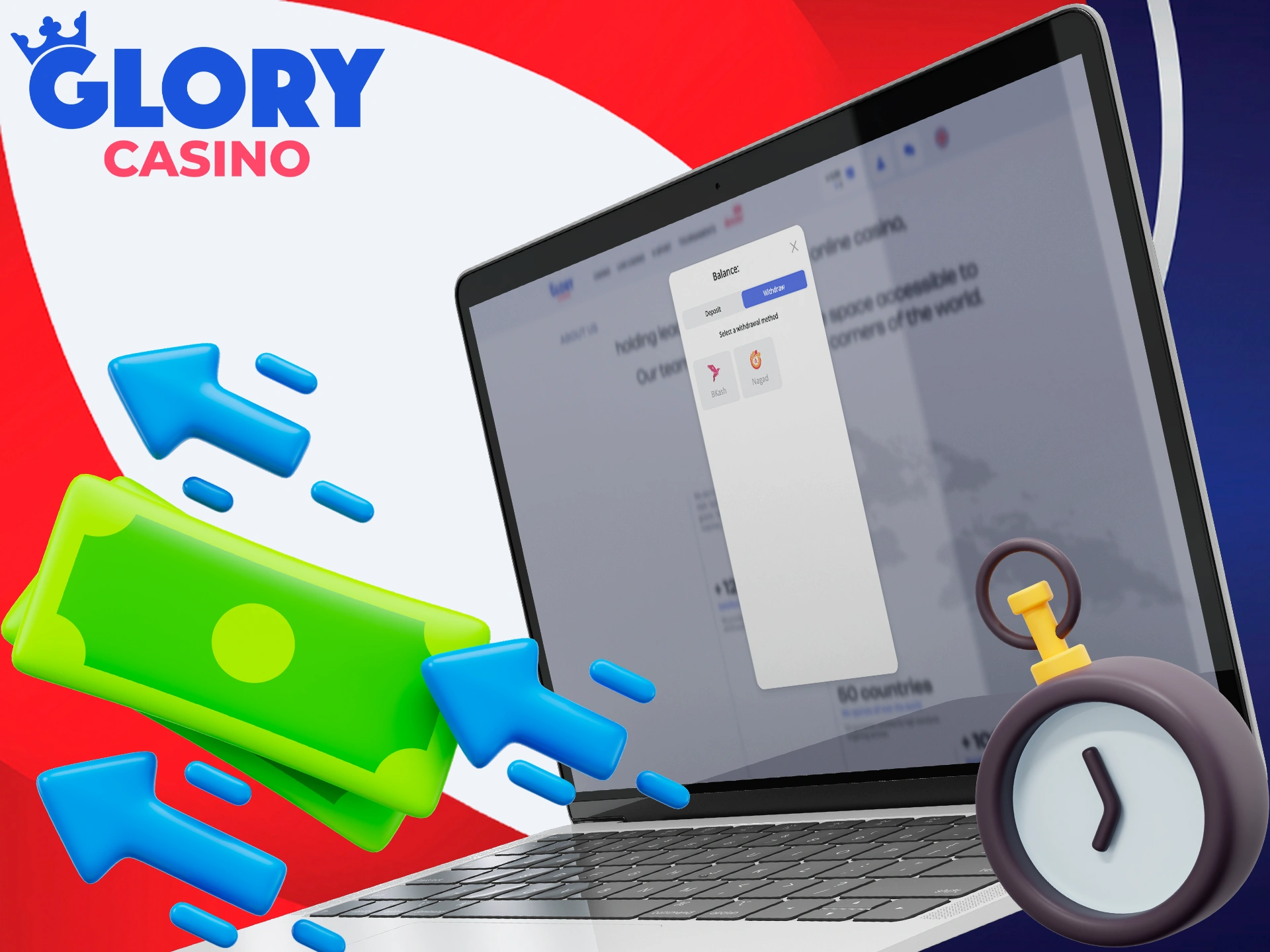 Withdrawals are instantaneous at Glory Casino গৌরব ক্যাসিনো.