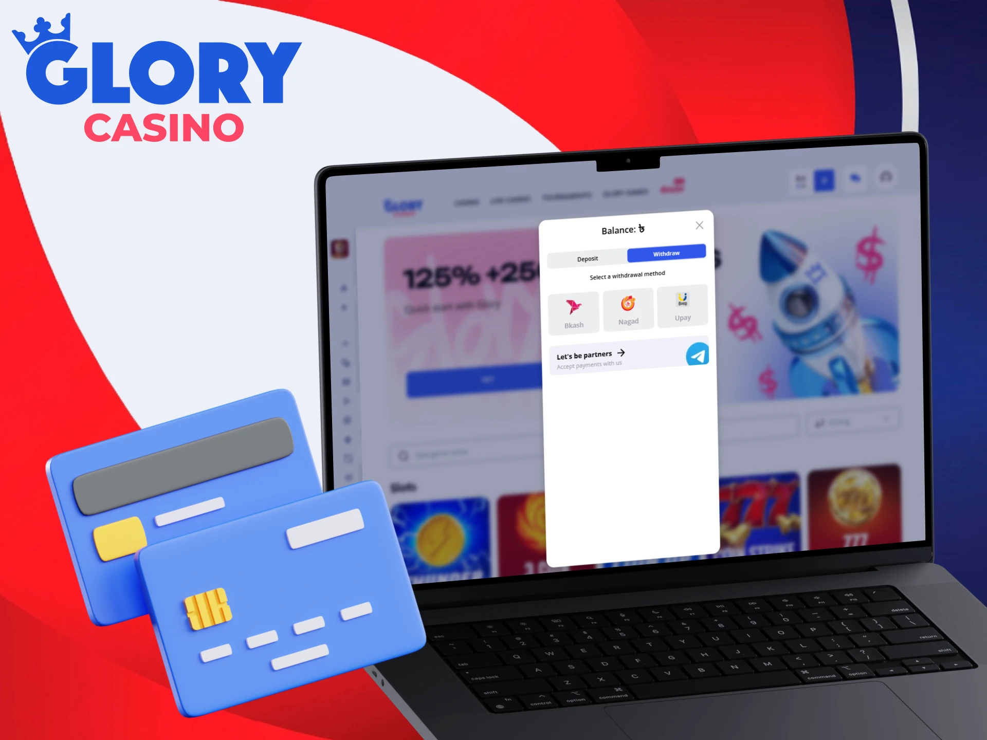 Find out about the deposit and withdrawal methods available at Glory Casino গৌরব ক্যাসিনো.