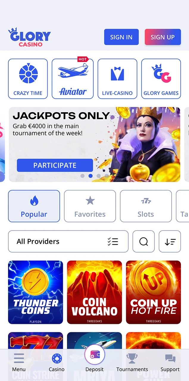 Head over to the Glory Casino গৌরব ক্যাসিনো website to begin a quick installation of the app.